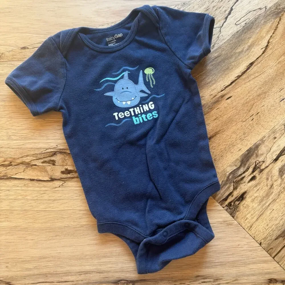 babyGap Onesie Bundle:  Polo, 'Teething Bites'